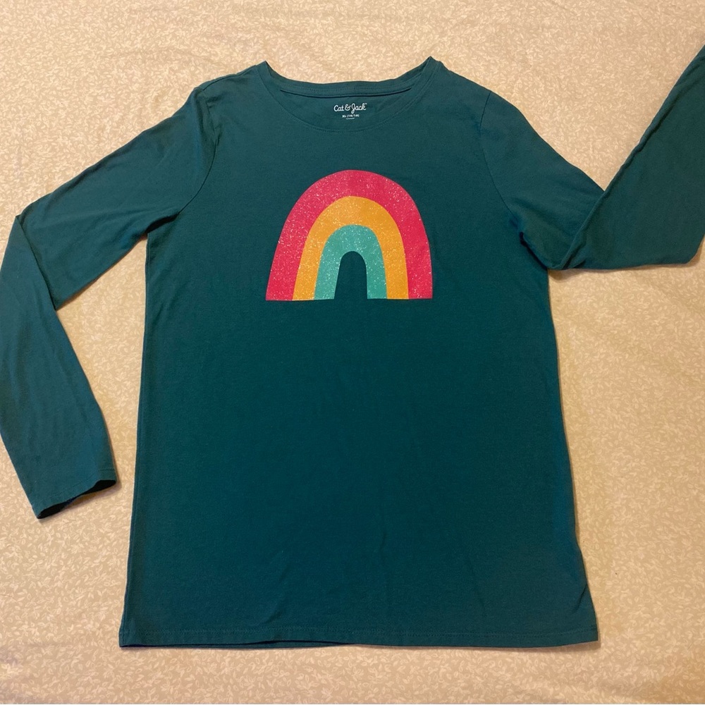 Girls XL (14-16) Cat & Jack Long Sleeve Tee Shirt